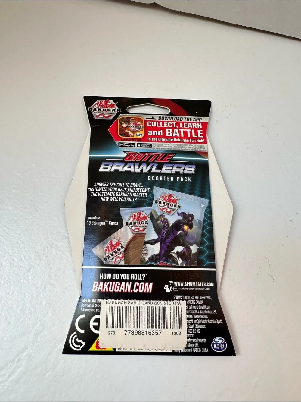 Bakugan Battle Planet Battle Brawlers Booster Pack